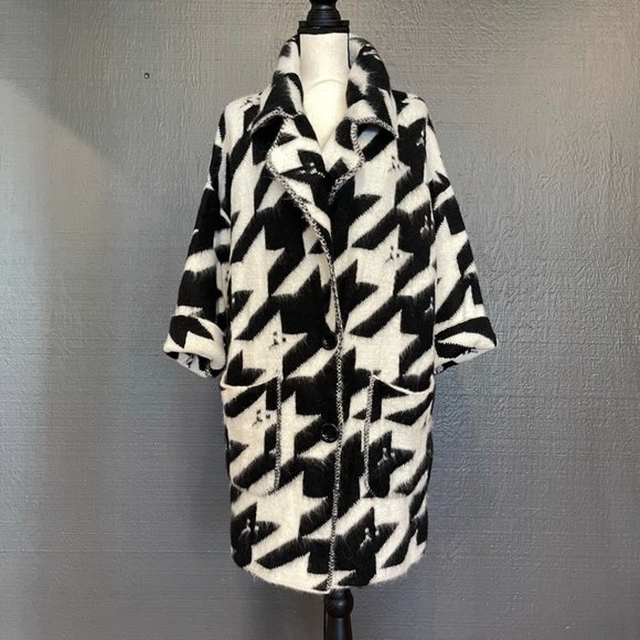 Diesel Houndstooth Check Cardigan Size S - Picture 5 of 9